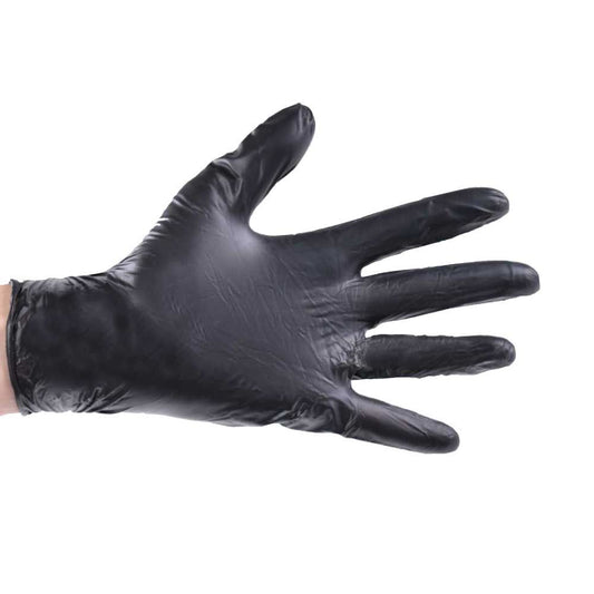 Guantes de Nitrilo Negro Sin polvo 100U