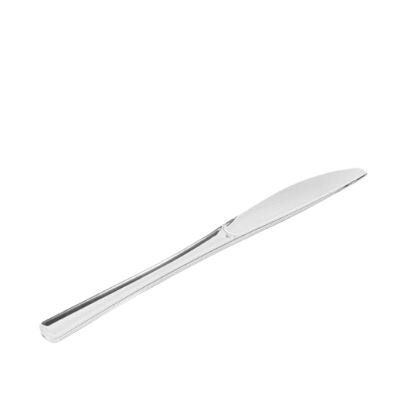 Cuchillo Metalizado Plástico 50U