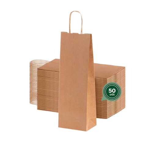 Bolsa Vino Asa Rizada 50U