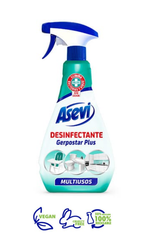 Asevi Desinfectante Multisuperficies Gerpostar