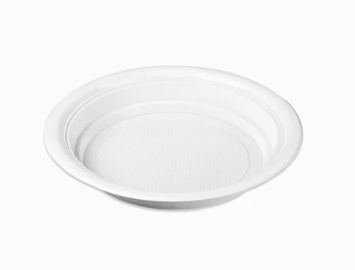 Plato Hondo 20,5cm Plástico 100U