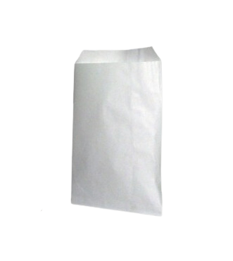 Bolsa Papel Antigrasa 14+7x24 Blanco 1000U