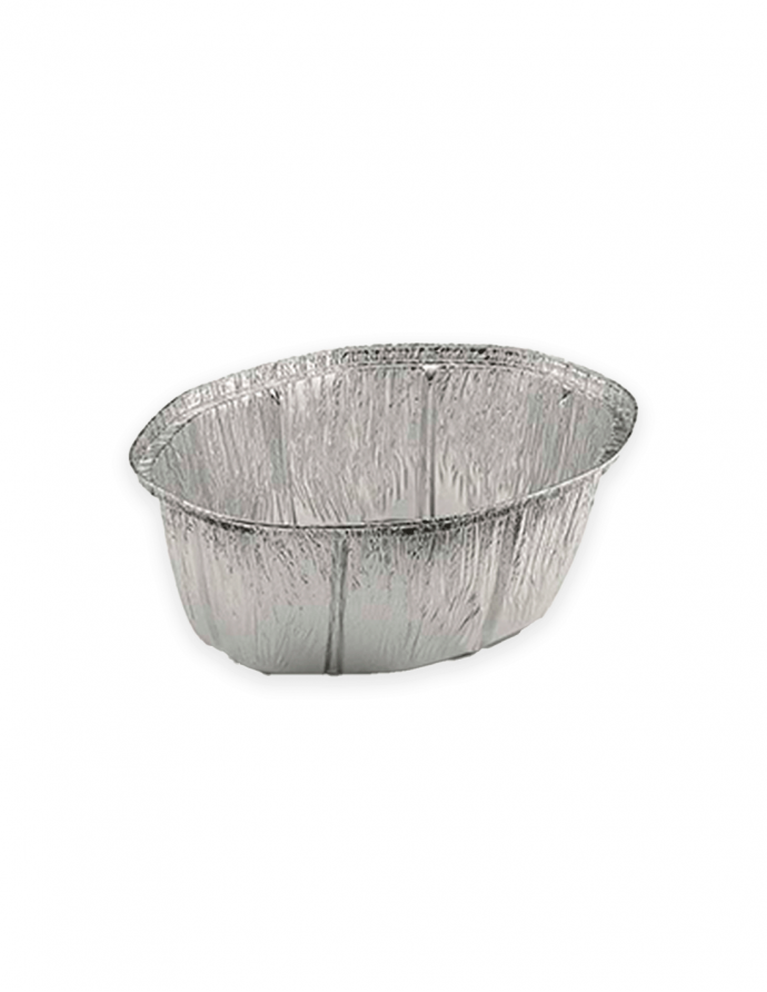 Envase Aluminio Oval 2500 + Tapa 100U