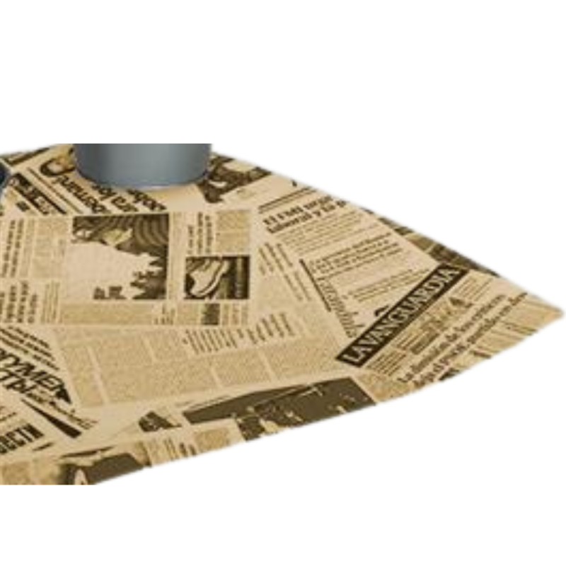 Papel Antigrasa Natural Prensa 30x30cm 1000U