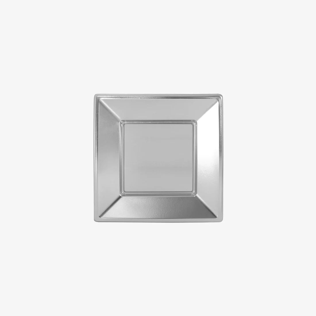 Plato Llano Cuadrado 17x17cm 4U