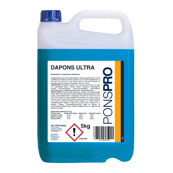 Detergente para ropa enzimático DAPONS ULTRA