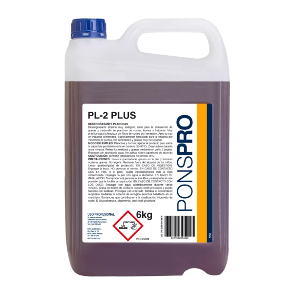 Desengrasante para planchas PL-2 PLUS