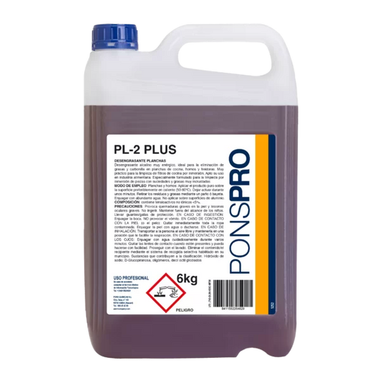 Desengrasante para planchas PL-2 PLUS