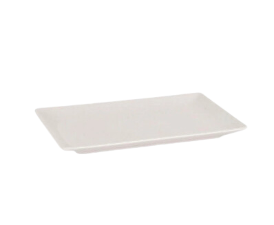 Fuente Rectangular Elite Brillo Ivory 30x15cm 18U