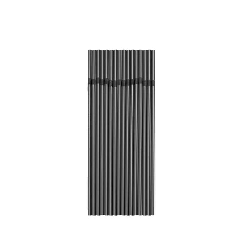 Pajita Pla Flexibles 21cm Negro 50U