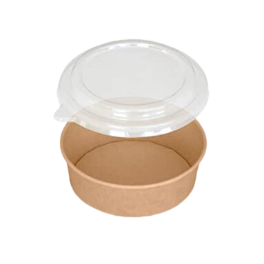 Ensaladera Carton 750ml + Tapa PET 25U