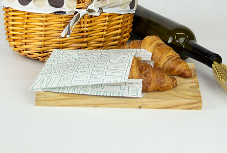 Bolsa Papel Antigrasa 12+6x20 Blanco Gourmet 1000U
